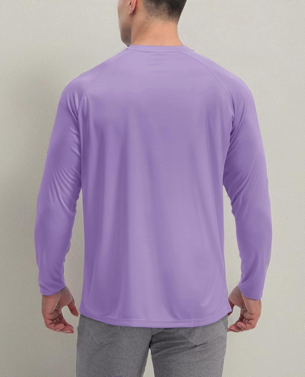 Men's UPF 50+ Sun Protection Rash Guard �C Quick Dry Shirt for Fishing Hiking - Picture 113 of 230