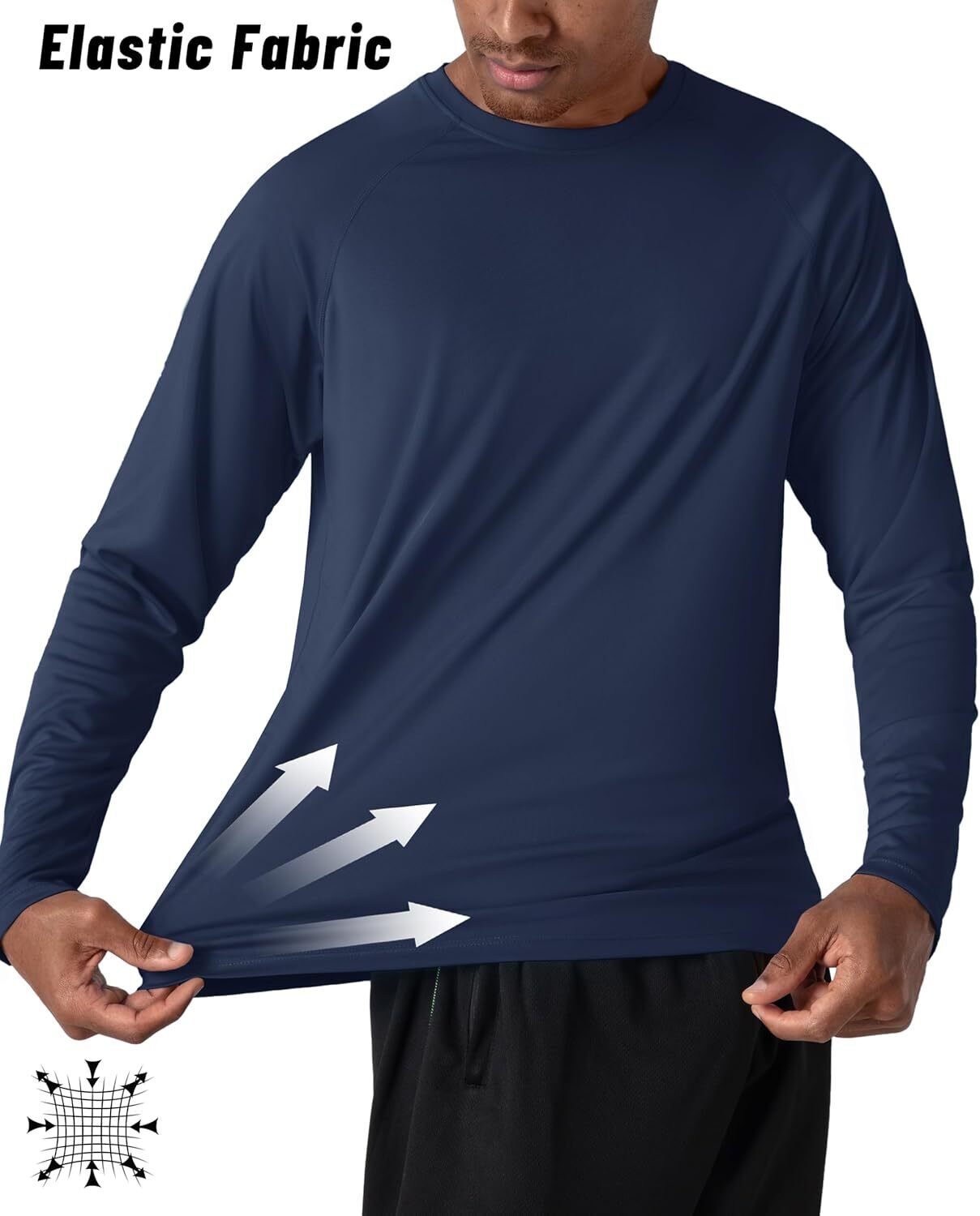 Men's UPF 50+ Sun Protection Rash Guard �C Quick Dry Shirt for Fishing Hiking - Picture 134 of 230