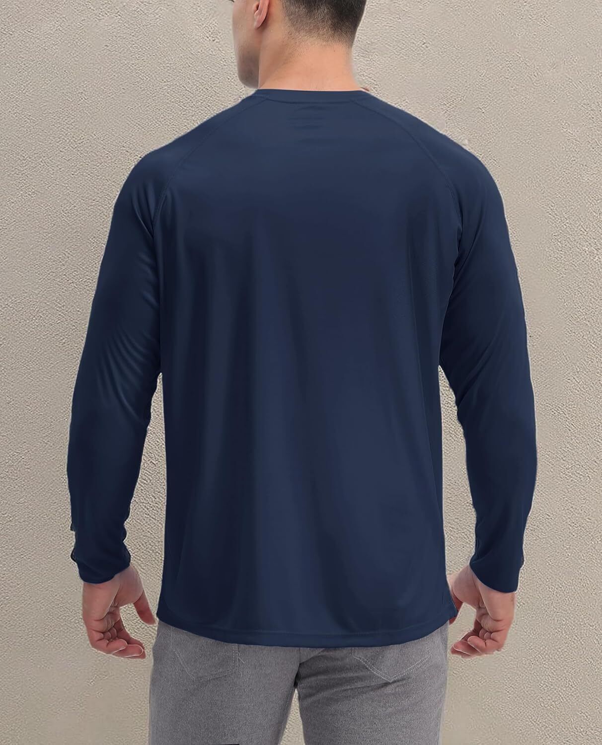 Men's UPF 50+ Sun Protection Rash Guard �C Quick Dry Shirt for Fishing Hiking - Picture 137 of 230