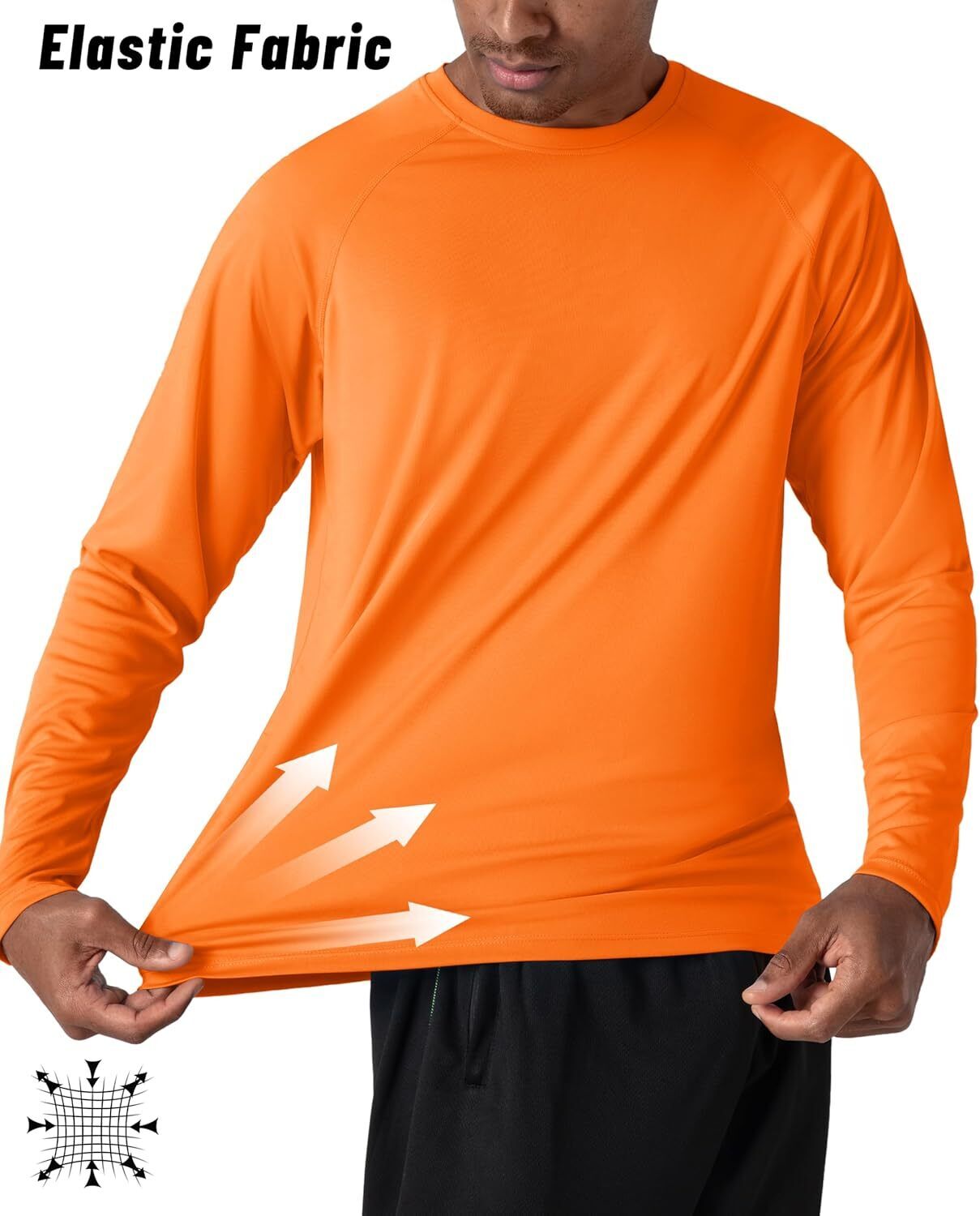 Men's UPF 50+ Sun Protection Rash Guard �C Quick Dry Shirt for Fishing Hiking - Picture 142 of 230