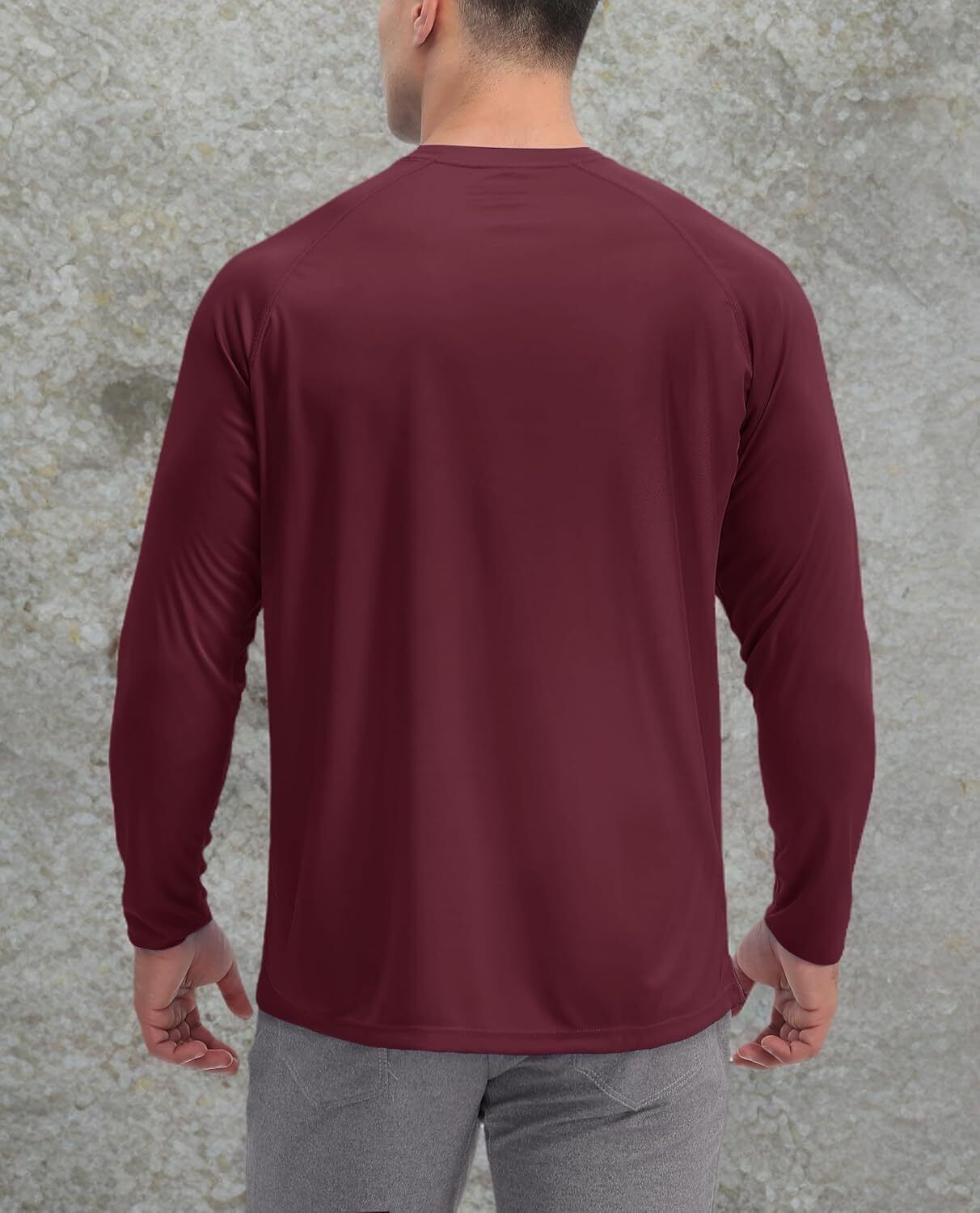 Men's UPF 50+ Sun Protection Rash Guard �C Quick Dry Shirt for Fishing Hiking - Picture 169 of 230
