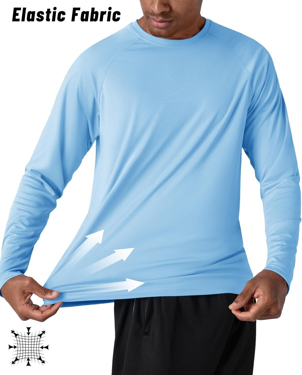 Men's UPF 50+ Sun Protection Rash Guard �C Quick Dry Shirt for Fishing Hiking - Picture 181 of 230
