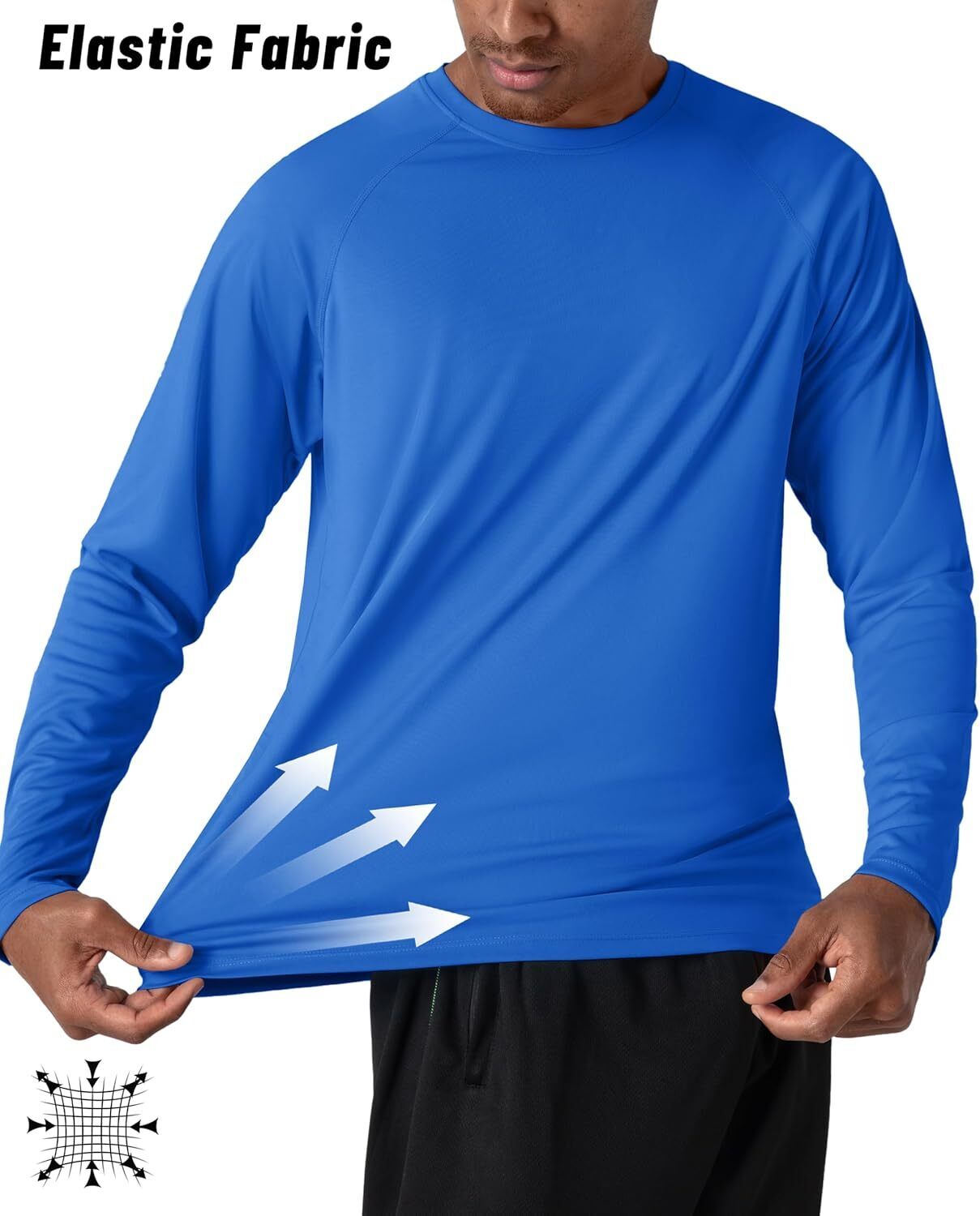 Men's UPF 50+ Sun Protection Rash Guard �C Quick Dry Shirt for Fishing Hiking - Picture 205 of 230