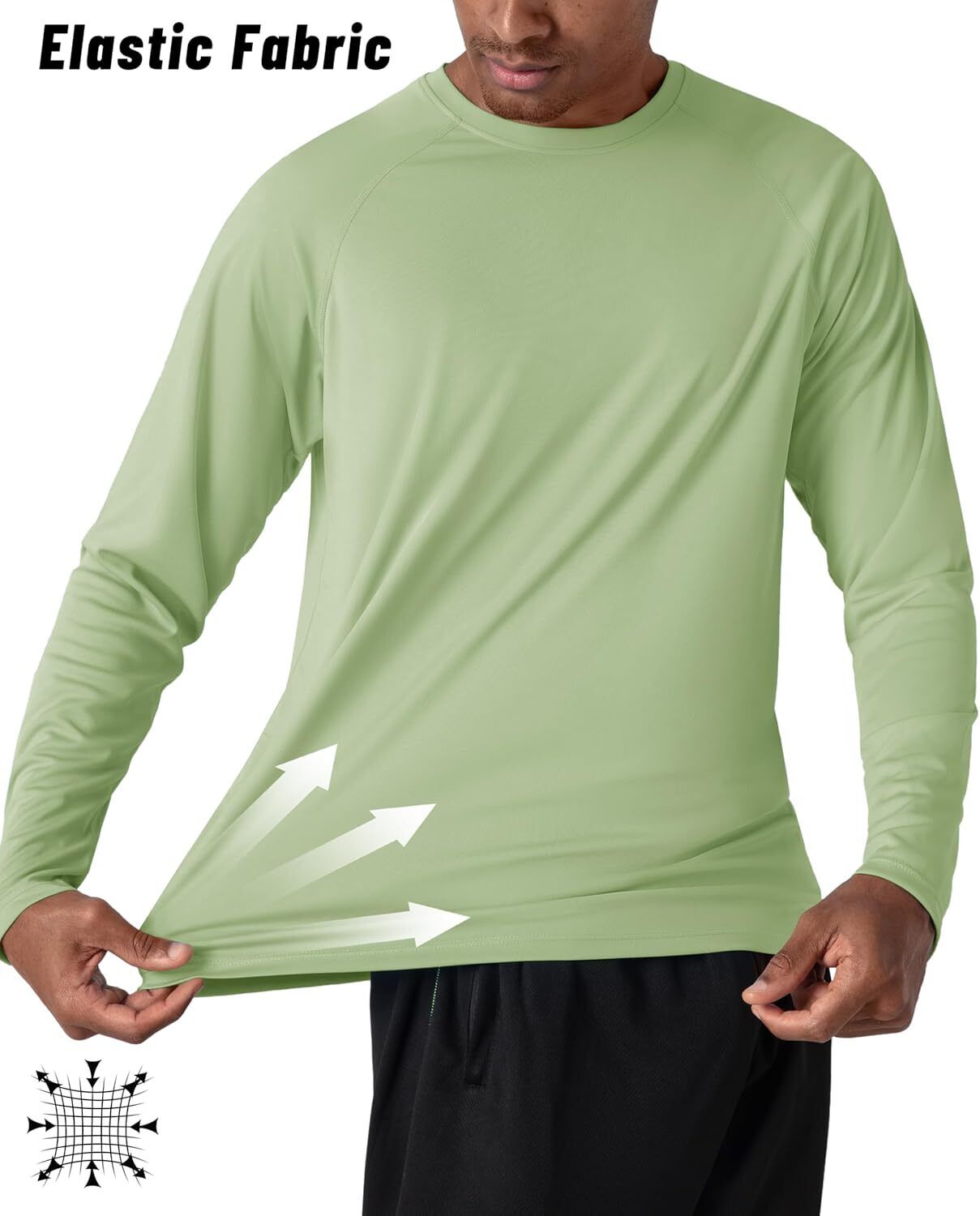 Men's UPF 50+ Sun Protection Rash Guard �C Quick Dry Shirt for Fishing Hiking - Picture 213 of 230