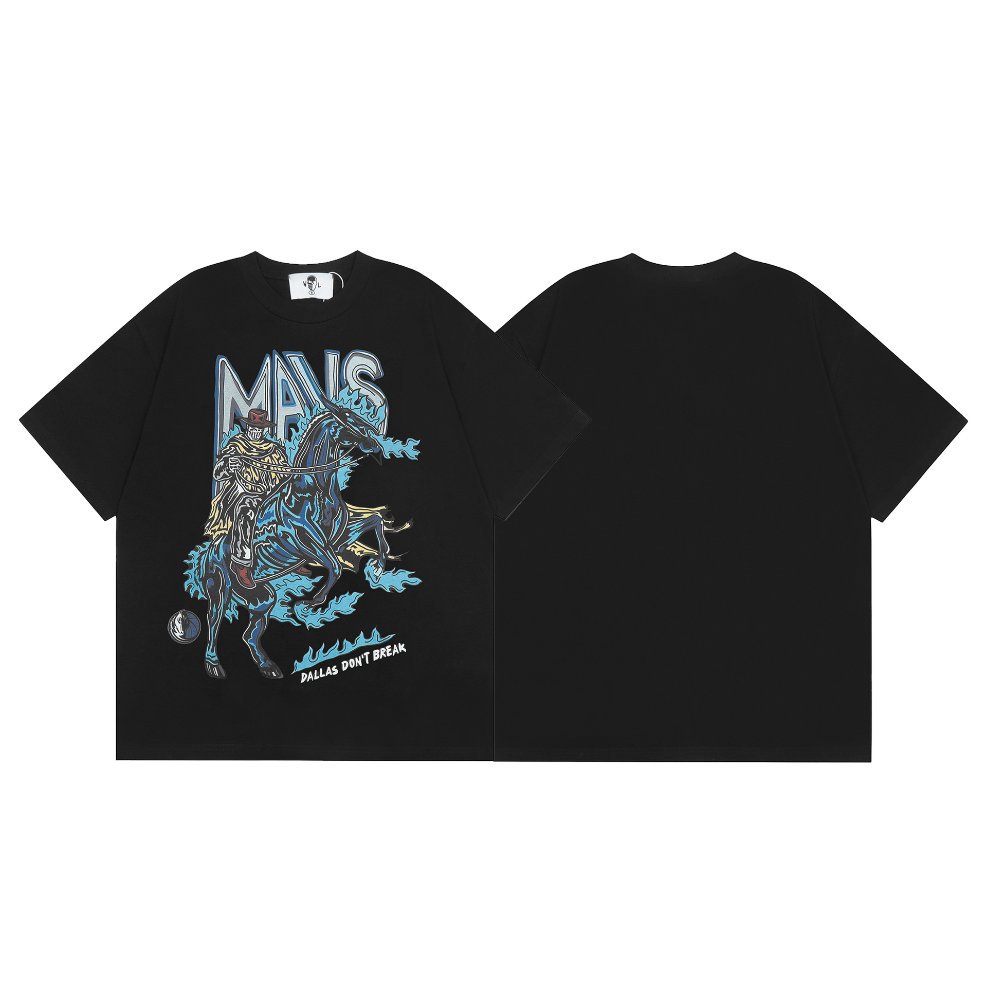 Unisex lockeres lässiges Hip-Hop Buchstaben bedruckt Rundhals Kurzarm T-Shirt - Bild 35 von 47