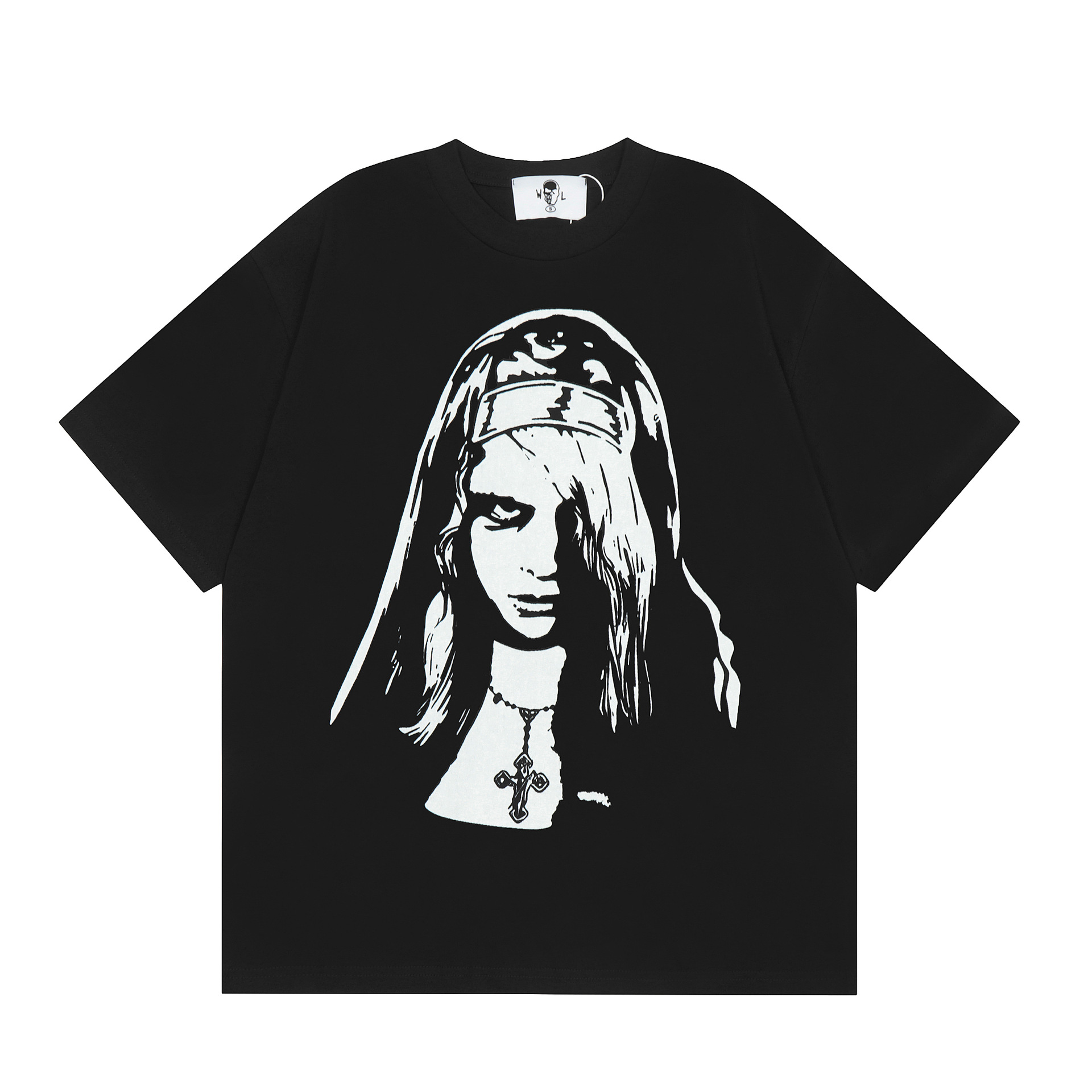 Unisex lockeres lässiges Hip-Hop Buchstaben bedruckt Rundhals Kurzarm T-Shirt - Bild 39 von 47