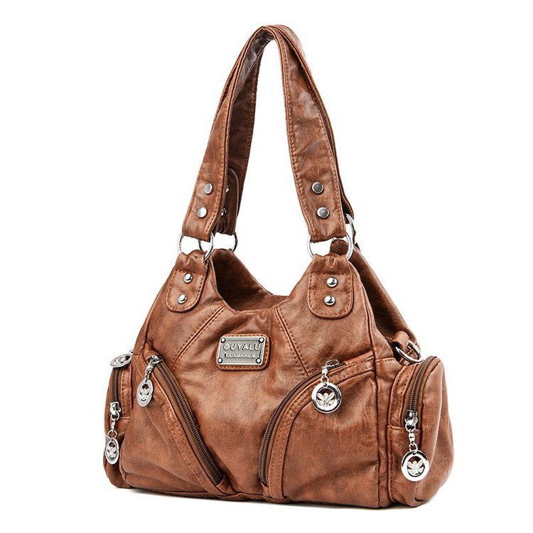 Modische Punk mehrere Taschen Schultertasche Kuriertasche Umhängetasche Handtasche - Bild 20 von 20