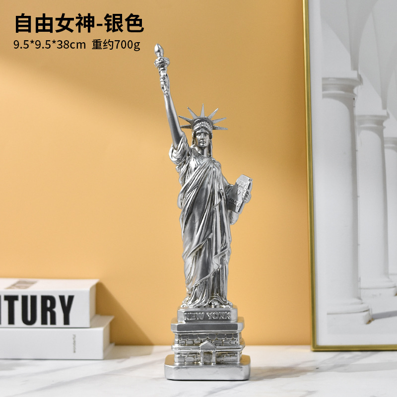 Statue of Liberty Crafts Home Living Room Office Decor Figure Statue Model - Picture 10 of 10