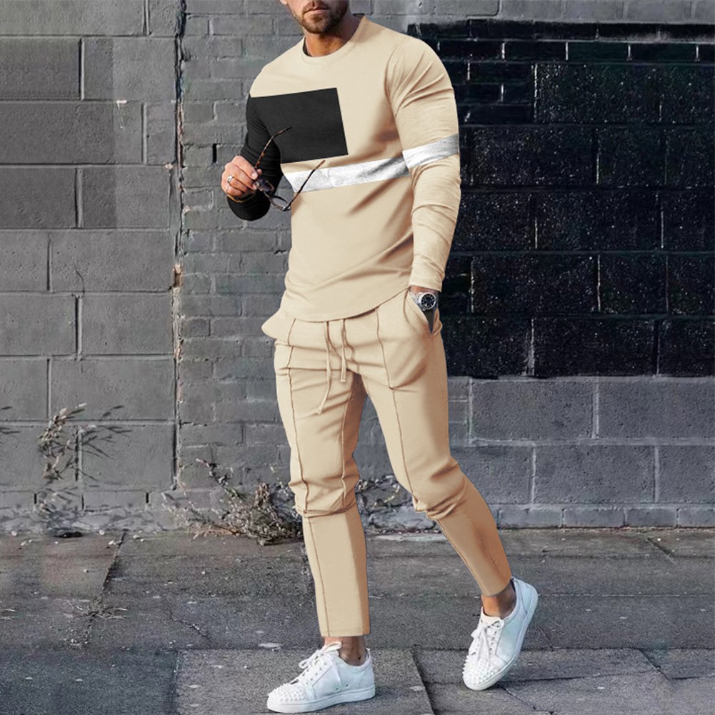 2-tlg. Herren Trainingsanzug Outfit Jogginganzug Freizeit Jogginganzüge Sport Set Neu - Bild 23 von 27