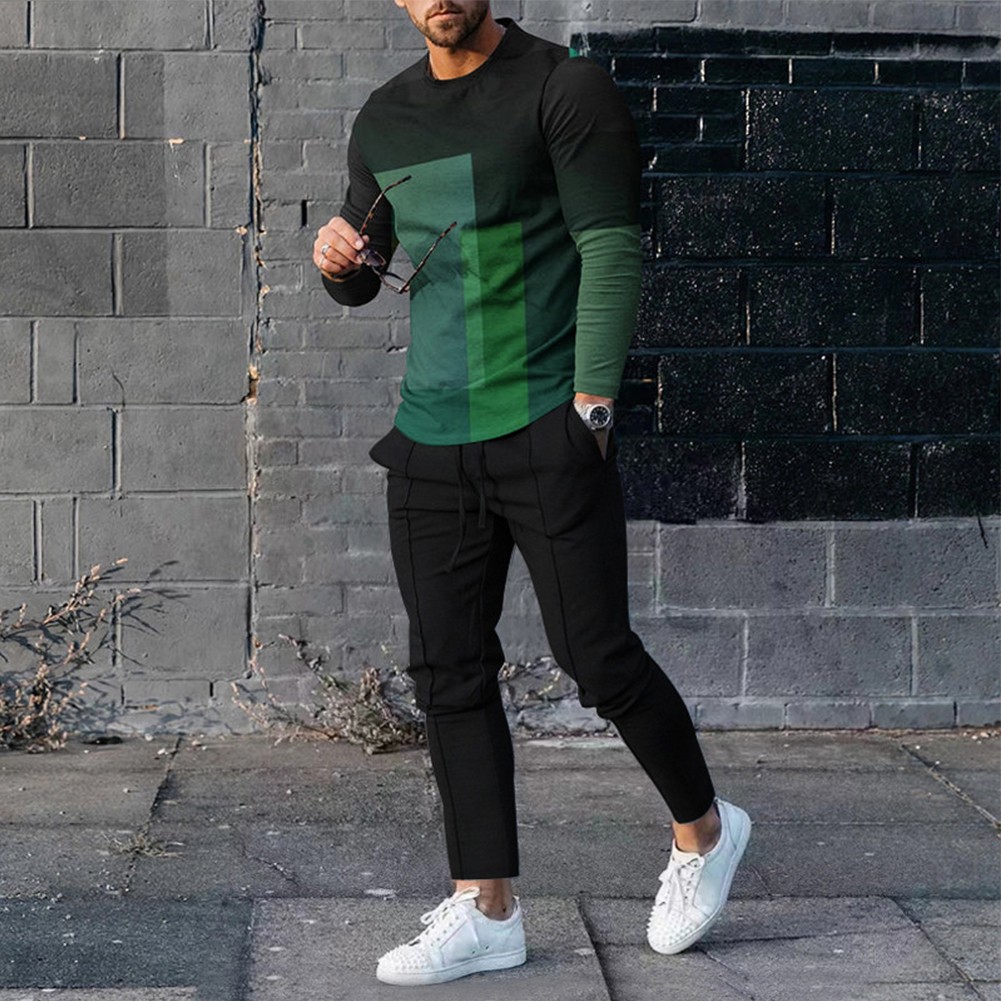 2-tlg. Herren Trainingsanzug Outfit Jogginganzug Freizeit Jogginganzüge Sport Set Neu - Bild 26 von 27