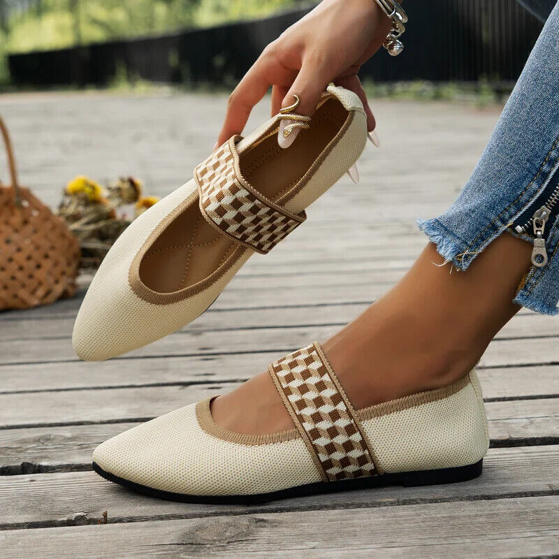 Ballerine donna scarpe casual tacco basso scalzo sneakers eleganti comode - Foto 17 di 20