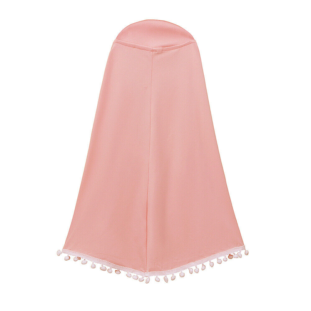 Musulmán Niños Niñas Vestido Caftán Khimar Hijab Conjunto de Oración Ropa Árabe Islámica - Imagen 44 de 62