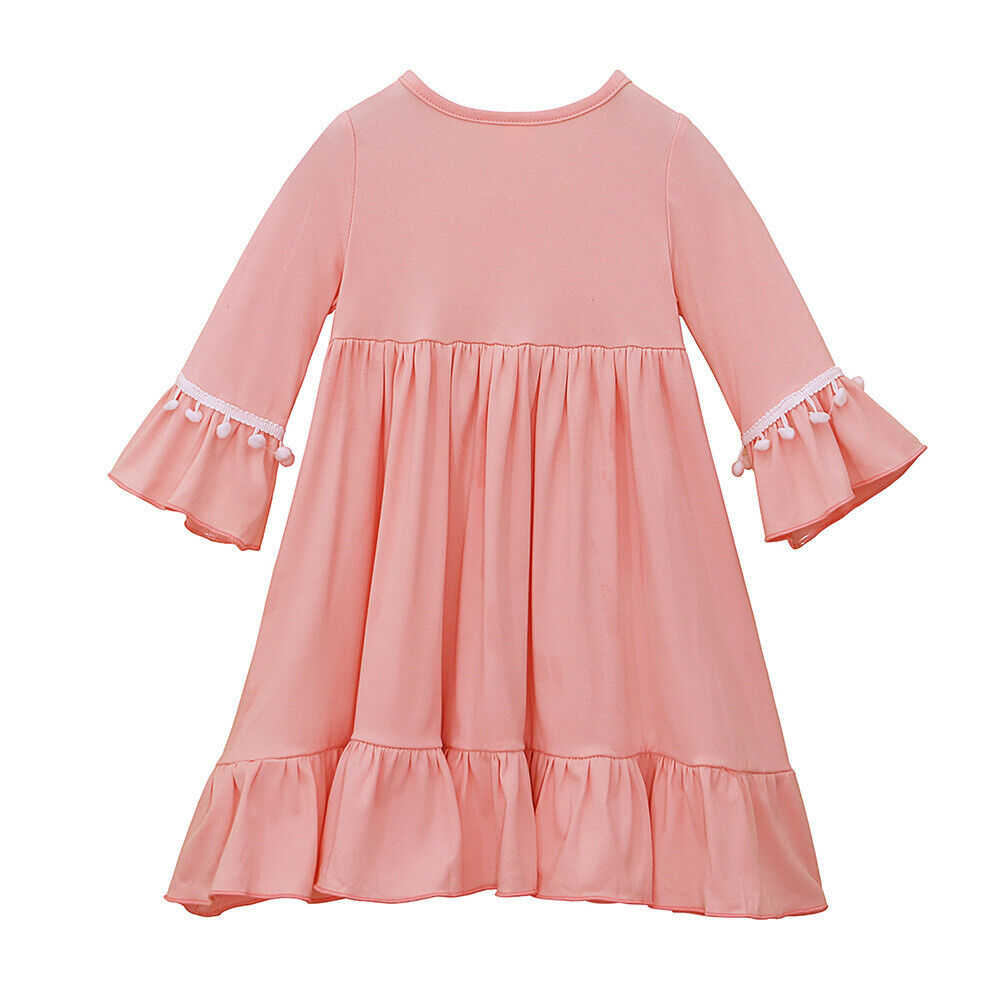 Musulmán Niños Niñas Vestido Caftán Khimar Hijab Conjunto de Oración Ropa Árabe Islámica - Imagen 49 de 62