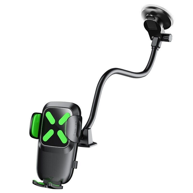 Gooseneck Phone Holder Suction Mount for Car Windscreen or Dashboard Long Arm