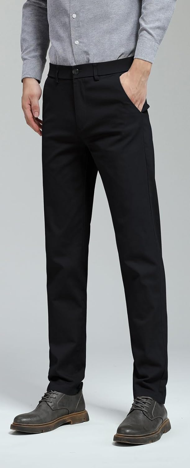 Herren Skinny Stretchig Khaki Hose Farbig Hose Slim Fit Slacks Tape - Bild 33 von 68