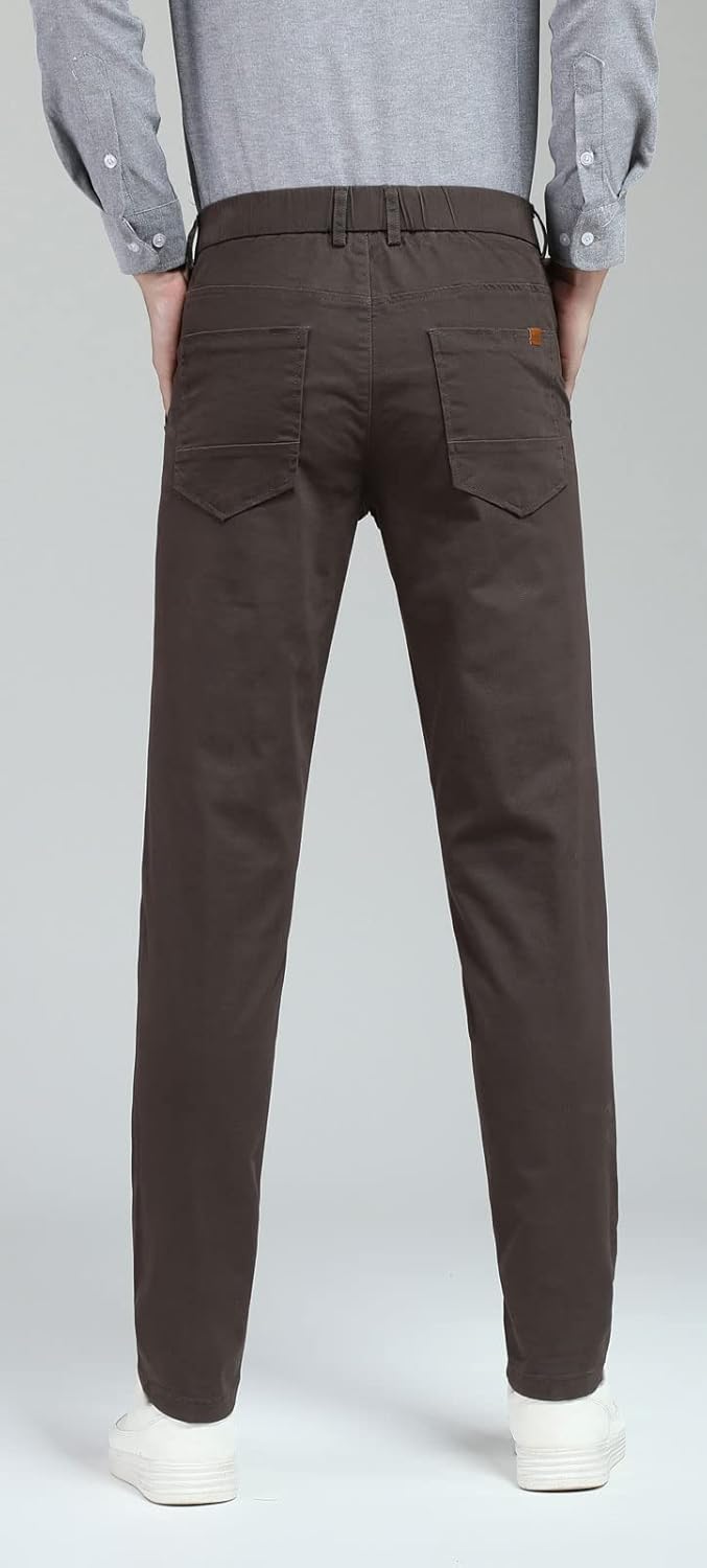 Herren Skinny Stretchig Khaki Hose Farbig Hose Slim Fit Slacks Tape - Bild 49 von 68