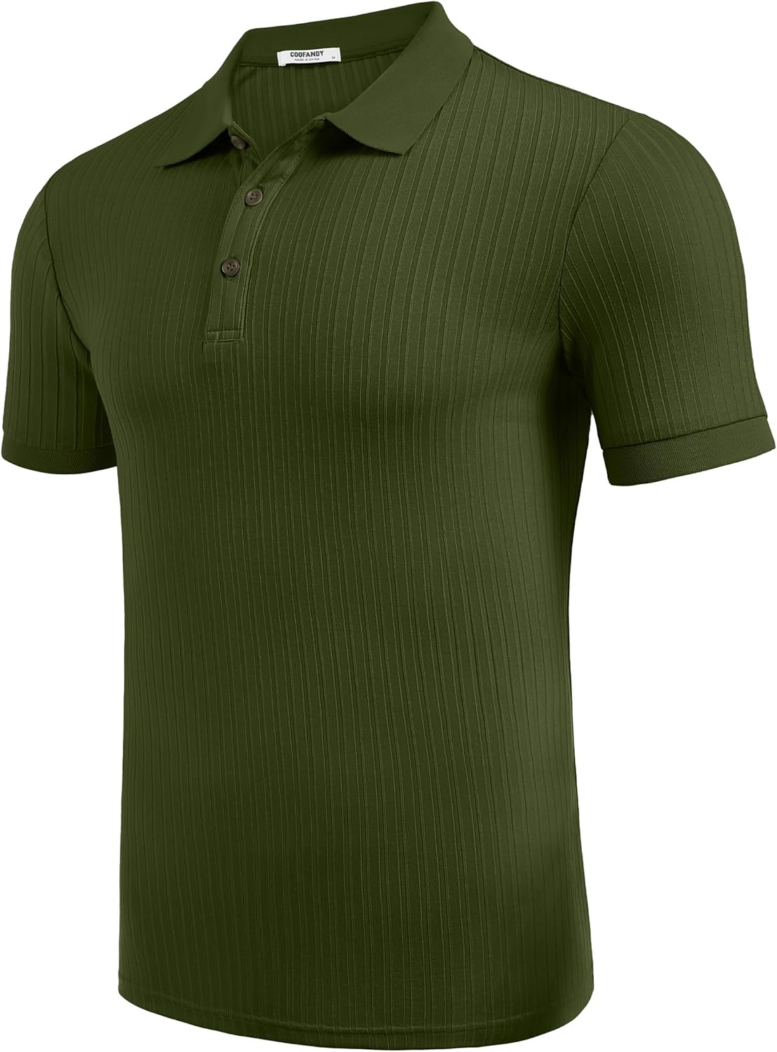 Herren Struktur Poloshirts Kurzarm Slim Fit Freizeit Knopf Polo T-Shirt - Bild 73 von 115