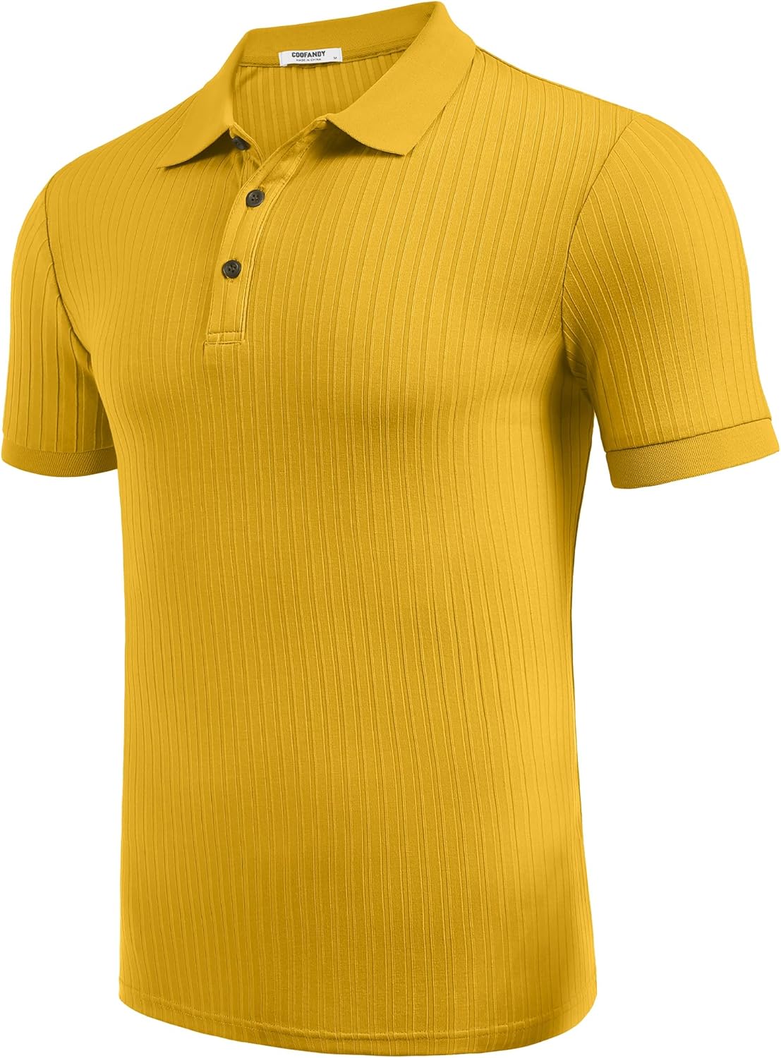 Herren Struktur Poloshirts Kurzarm Slim Fit Freizeit Knopf Polo T-Shirt - Bild 87 von 115