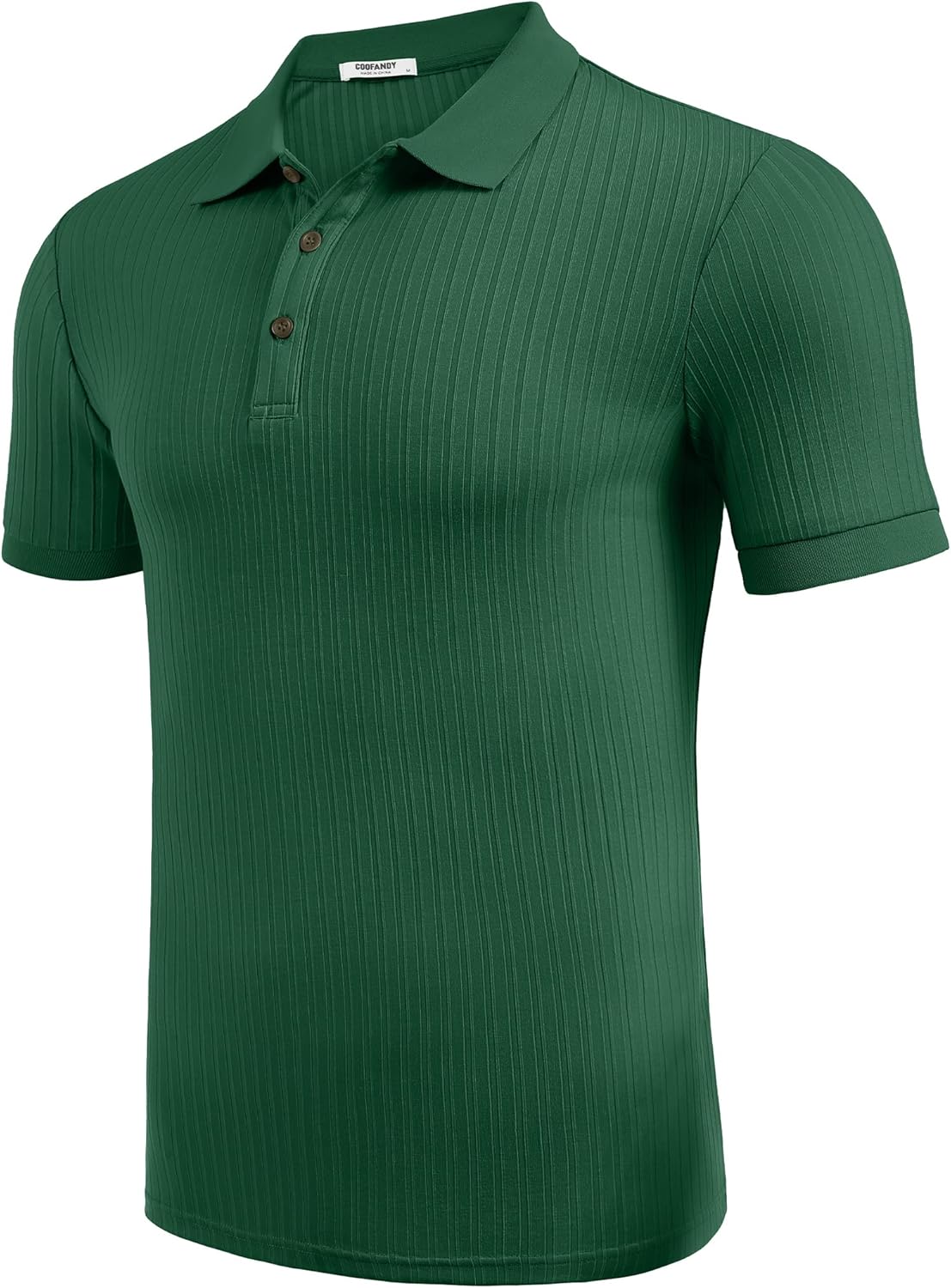 Herren Struktur Poloshirts Kurzarm Slim Fit Freizeit Knopf Polo T-Shirt - Bild 108 von 115