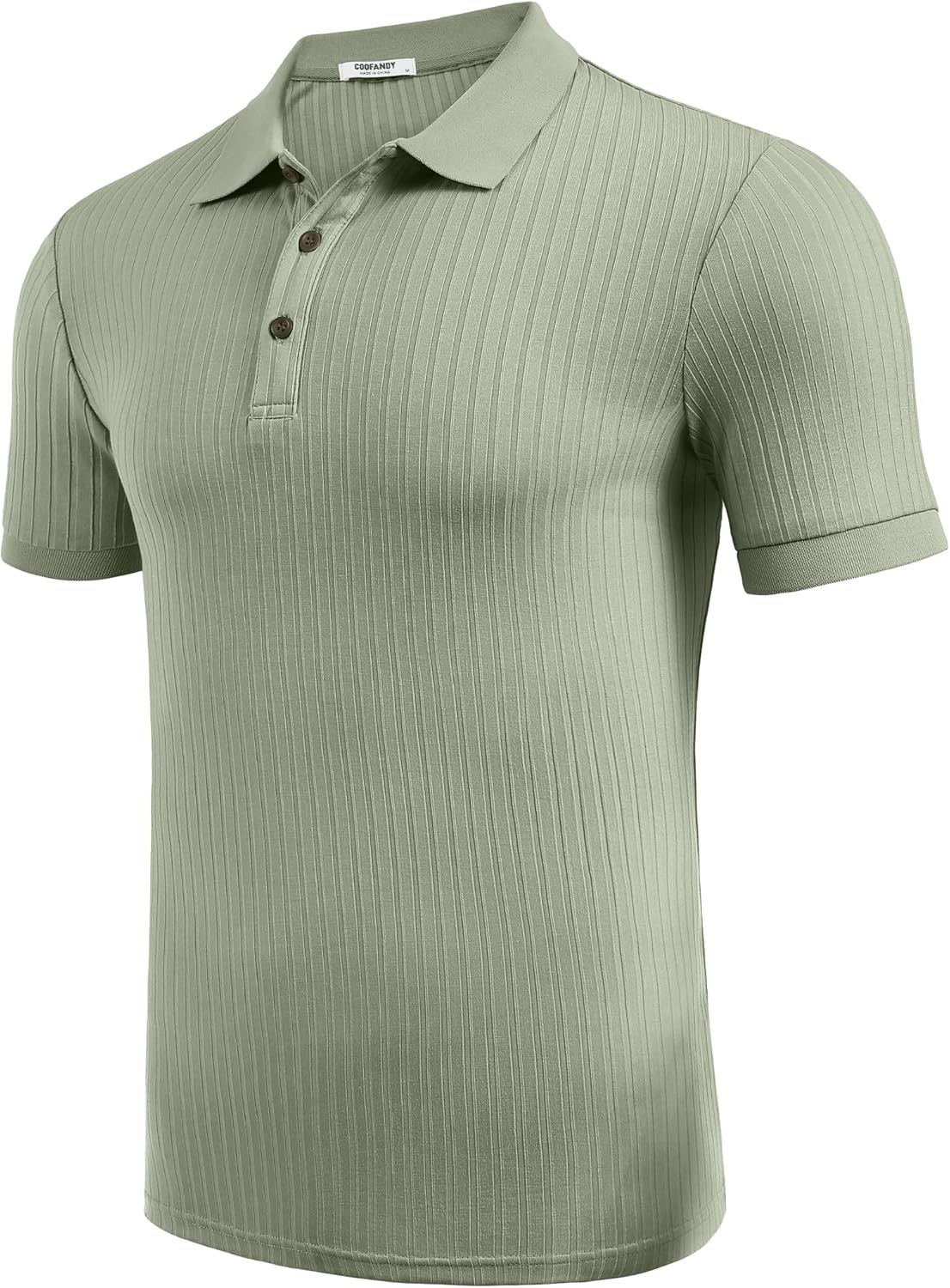 Herren Struktur Poloshirts Kurzarm Slim Fit Freizeit Knopf Polo T-Shirt - Bild 115 von 115
