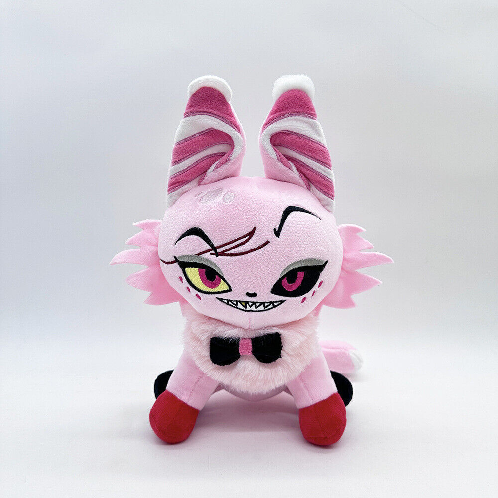 Hazbin Hotel Lucifer Husk Angel Meow Plush Toy Stuffed Doll Soft Figure Xmas - Picture 20 of 37