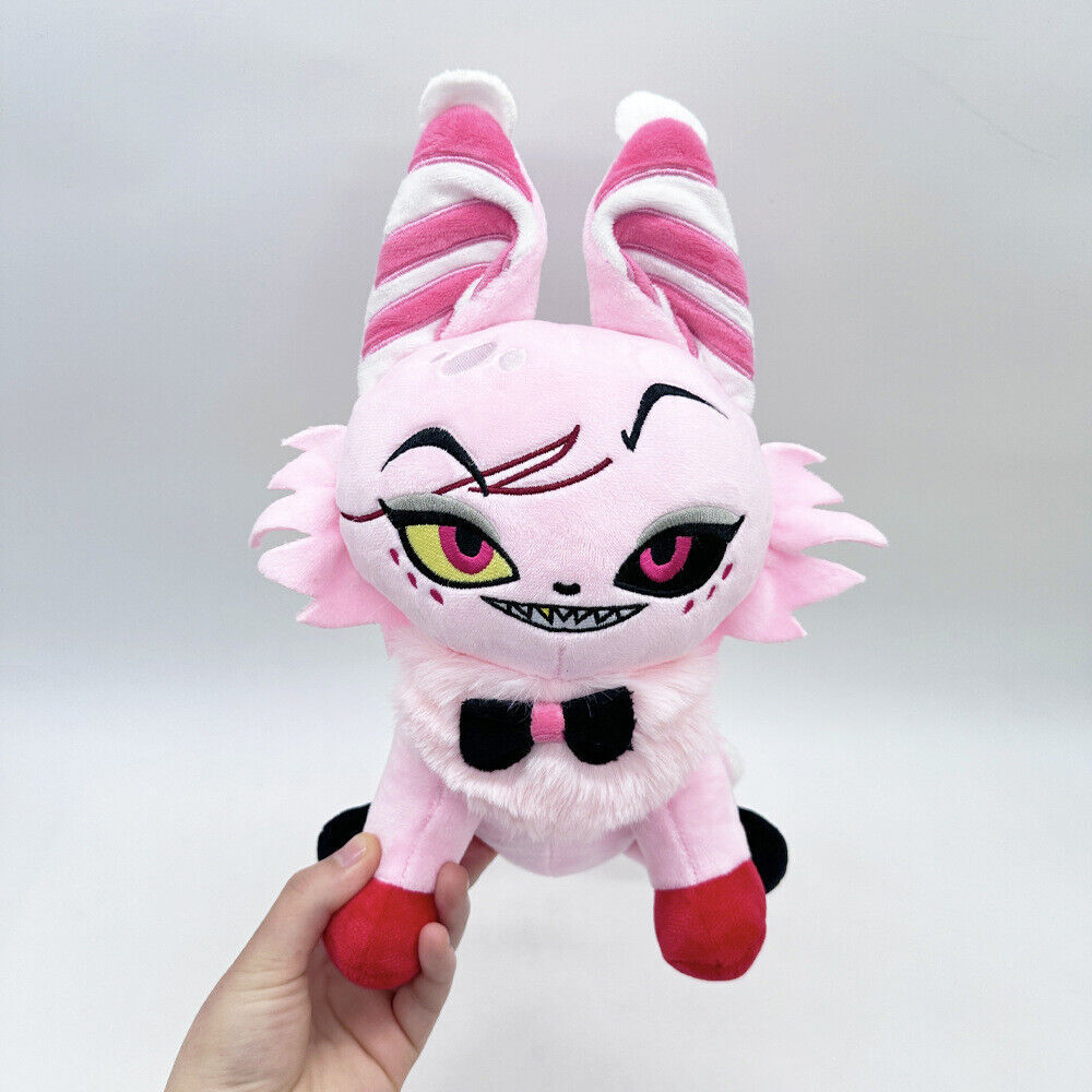 Hazbin Hotel Lucifer Husk Angel Meow Plush Toy Stuffed Doll Soft Figure Xmas - Picture 26 of 37