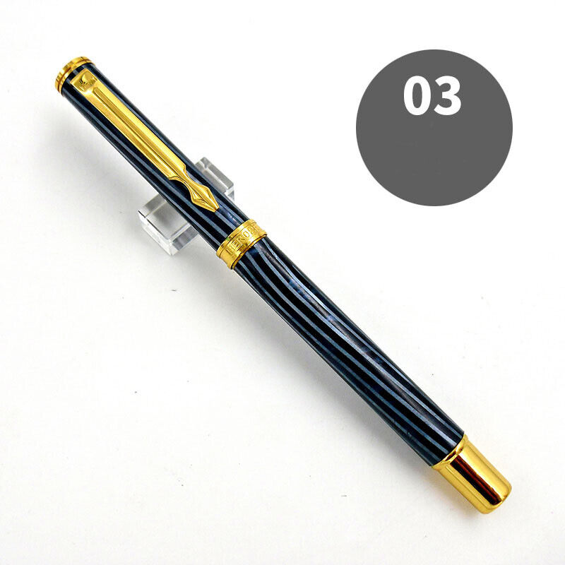 Pluma Estilográfica Hero 261 Iridio Fina 0.4mm Plumín Patrón de Línea Clásica Oficina Pluma #op - Imagen 12 de 15
