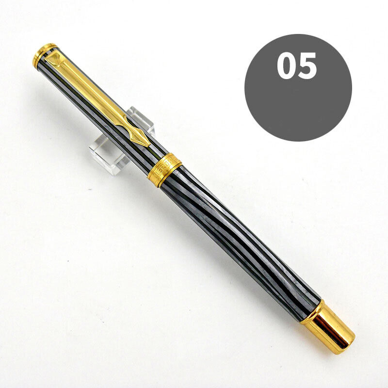 Pluma Estilográfica Hero 261 Iridio Fina 0.4mm Plumín Patrón de Línea Clásica Oficina Pluma #op - Imagen 14 de 15