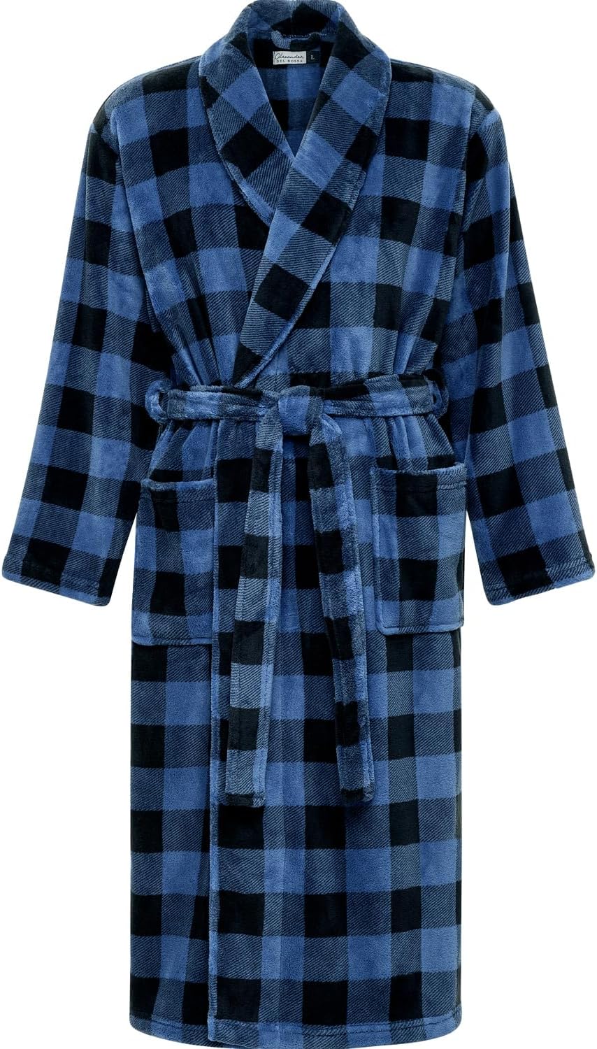 Mens Robe Plush, Mens Bath Robes for Men, Men's Robe Plush, Men's Bathrobes - Picture 39 of 40