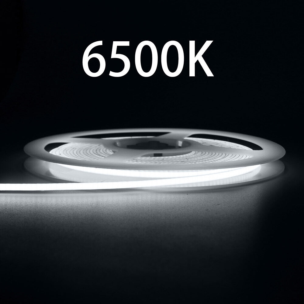 High Density 480LEDs 12V 24V 4mm Thin COB LED Strip Flexible Dimmable Tape Light - Picture 21 of 22