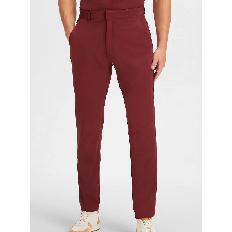 Mens Slim Fit Dress Pants Stretch Skinny Flat-Front Business Casual Suit Pants - Picture 28 of 42