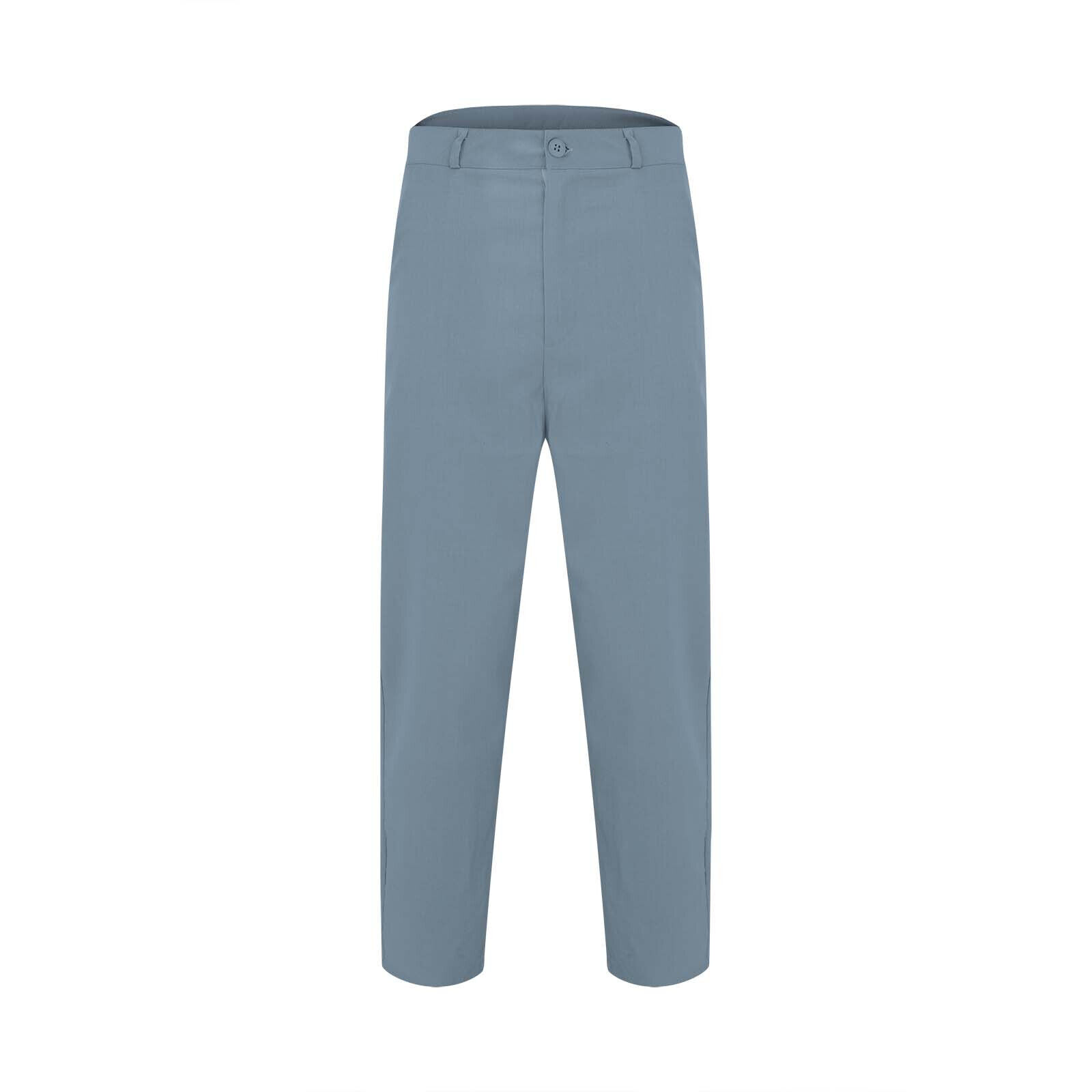 Mens Slim Fit Dress Pants Stretch Skinny Flat-Front Business Casual Suit Pants - Picture 33 of 42