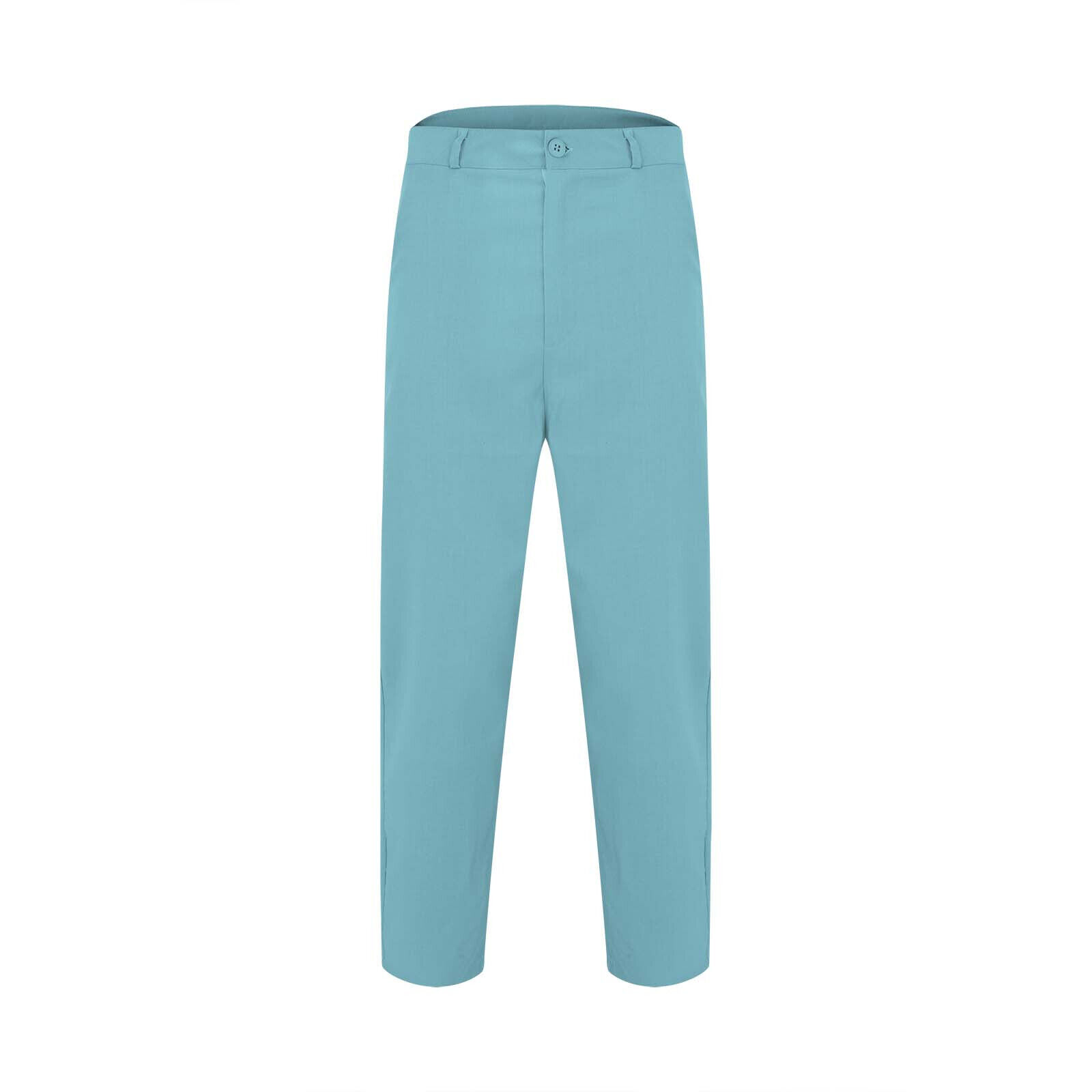 Mens Slim Fit Dress Pants Stretch Skinny Flat-Front Business Casual Suit Pants - Picture 40 of 42