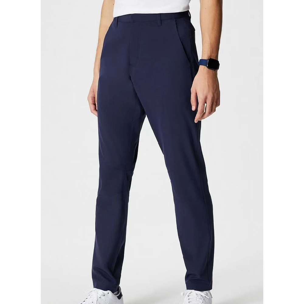 Mens Slim Fit Dress Pants Stretch Skinny Flat-Front Business Casual Suit Pants - Picture 42 of 42