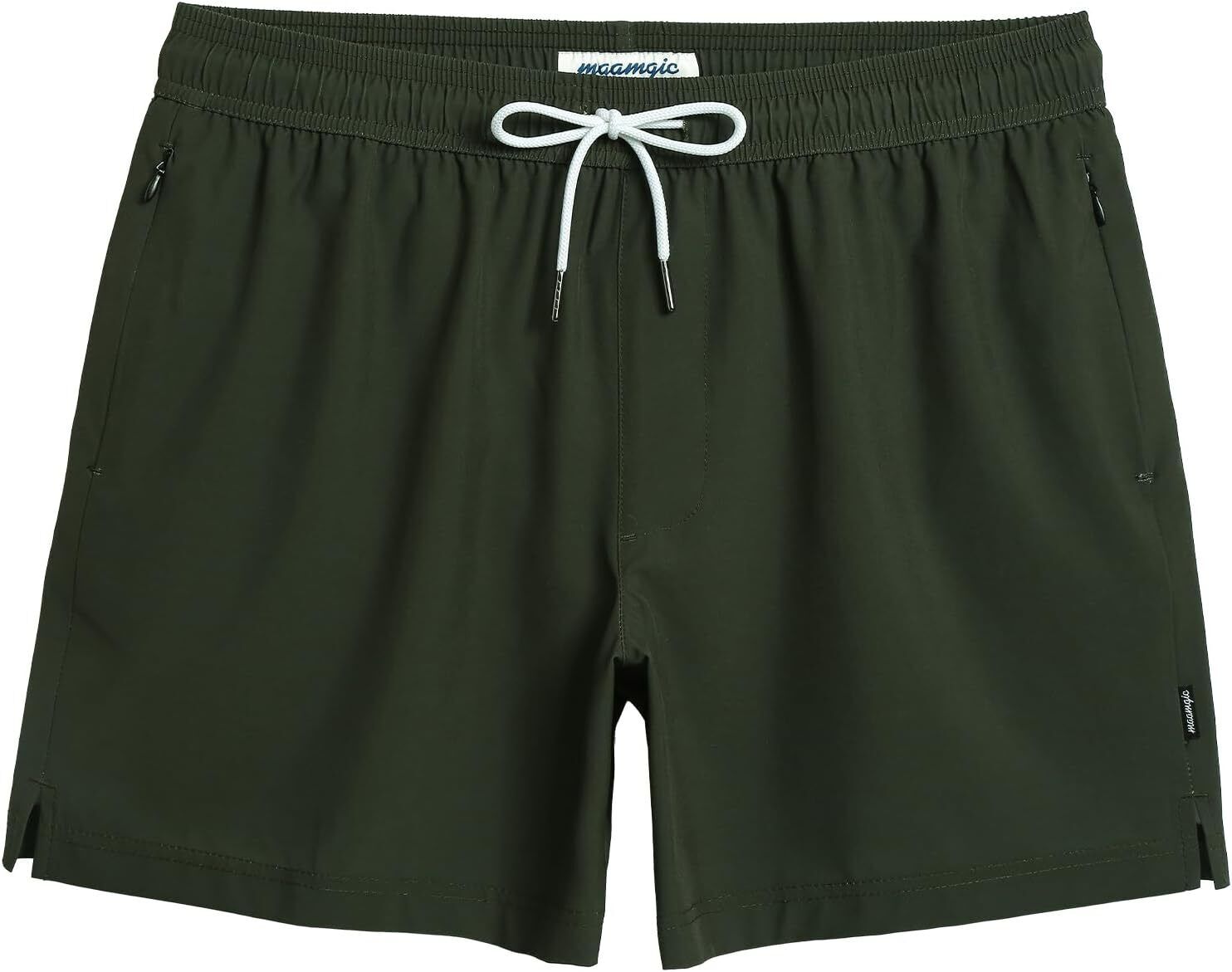 Men's 5" Quick-Dry Swim Trunks with Mesh Lining & Zipper Pockets - Picture 24 of 25