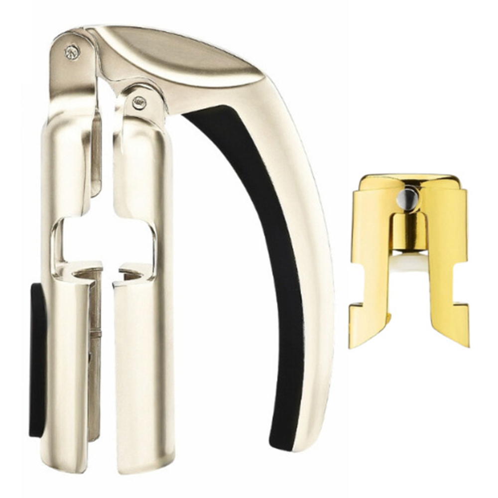 Alloy Sparkling Champagne Bottle Opener Wine Cork Puller Stopper Easy to Use - Picture 12 of 13