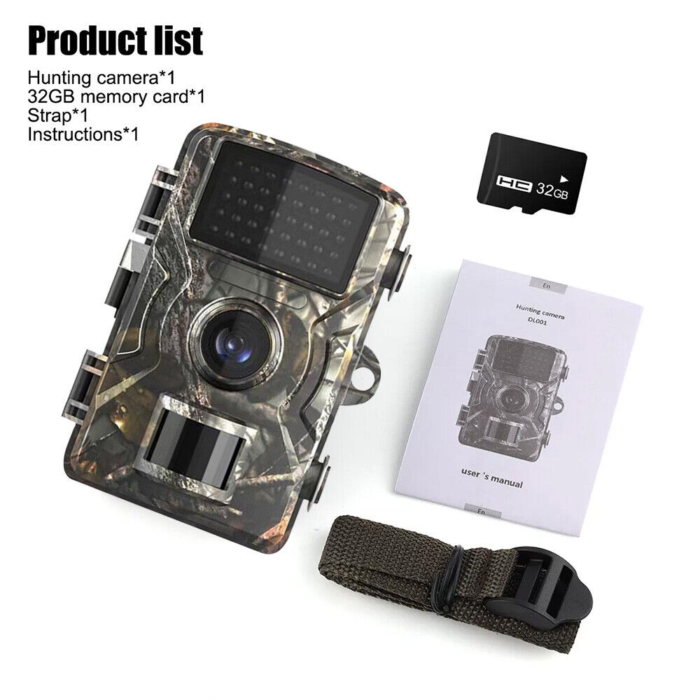32GB TF Card + Field Surveillance Camera (Camouflage) - Imagen 26 de 26