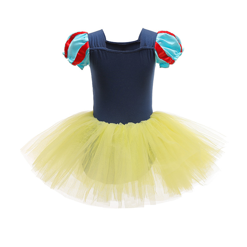 Girls Ballerina Ballet Dance Dress Elsa Snow White Leotard Tutu Skirts Costumes - Picture 21 of 64