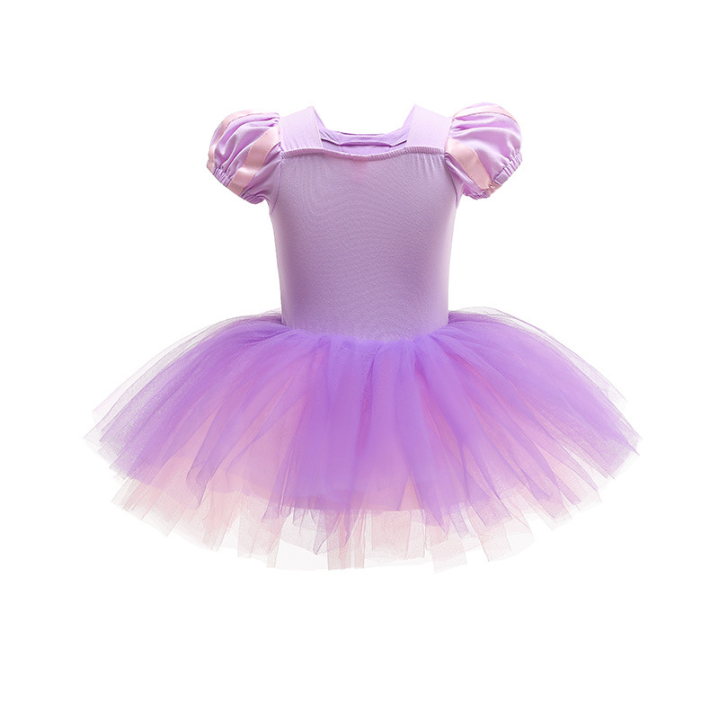 Girls Ballerina Ballet Dance Dress Elsa Snow White Leotard Tutu Skirts Costumes - Picture 24 of 64