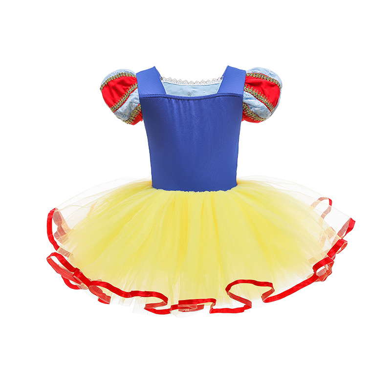 Girls Ballerina Ballet Dance Dress Elsa Snow White Leotard Tutu Skirts Costumes - Picture 33 of 64