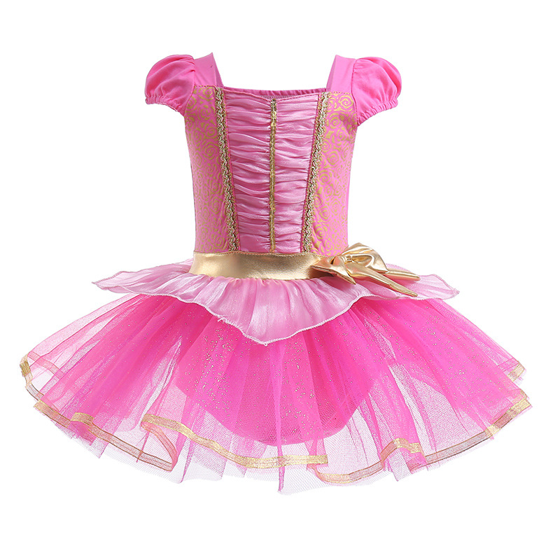 Girls Ballerina Ballet Dance Dress Elsa Snow White Leotard Tutu Skirts Costumes - Picture 46 of 64