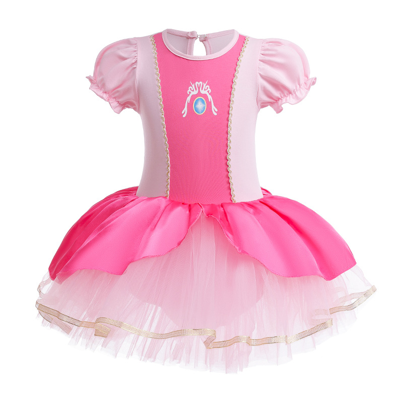 Girls Ballerina Ballet Dance Dress Elsa Snow White Leotard Tutu Skirts Costumes - Picture 51 of 64