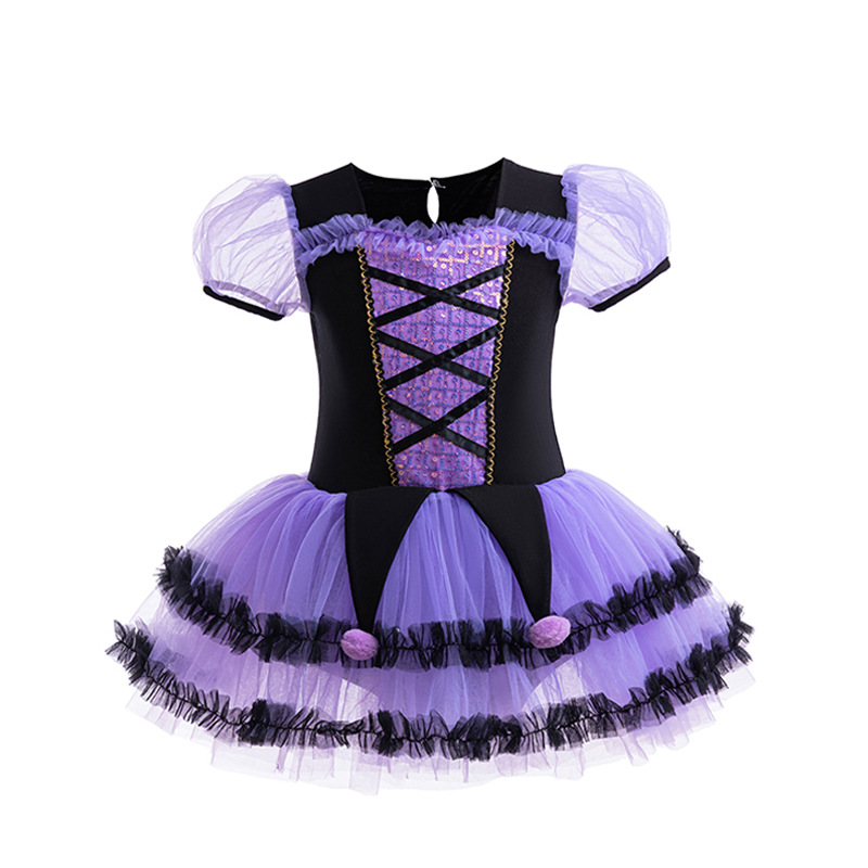 Girls Ballerina Ballet Dance Dress Elsa Snow White Leotard Tutu Skirts Costumes - Picture 59 of 64