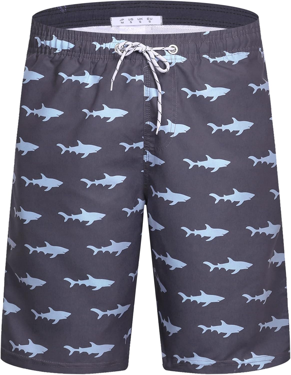 Men's 9" Quick-Dry Stretch Swim Trunks with Mesh Lining & Pockets - Picture 47 of 47