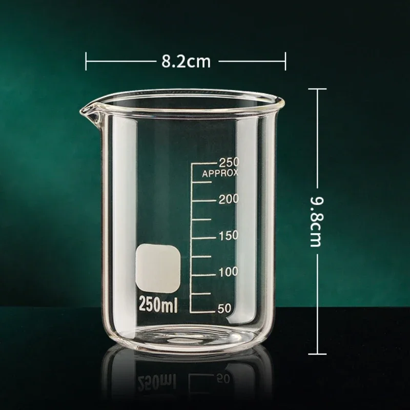 Taza Medidora de Vidrio Alto Borosilicato Transparente Escala Taza Resistente al Calor - Imagen 24 de 26