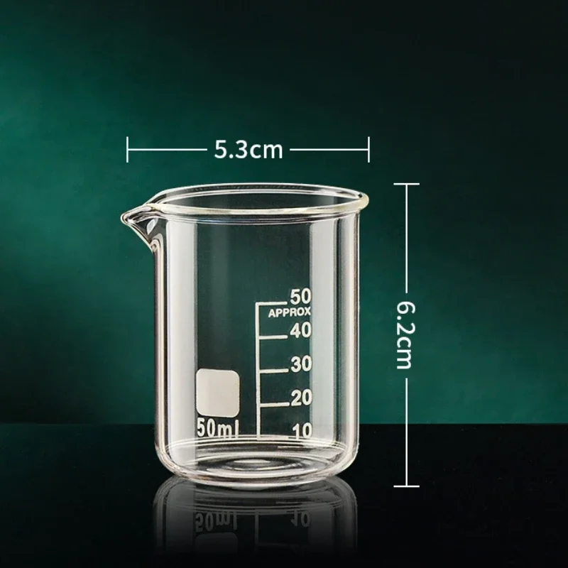 Taza Medidora de Vidrio Alto Borosilicato Transparente Escala Taza Resistente al Calor - Imagen 21 de 26