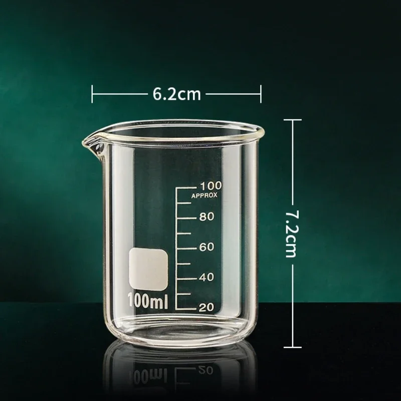 Taza Medidora de Vidrio Alto Borosilicato Transparente Escala Taza Resistente al Calor - Imagen 22 de 26