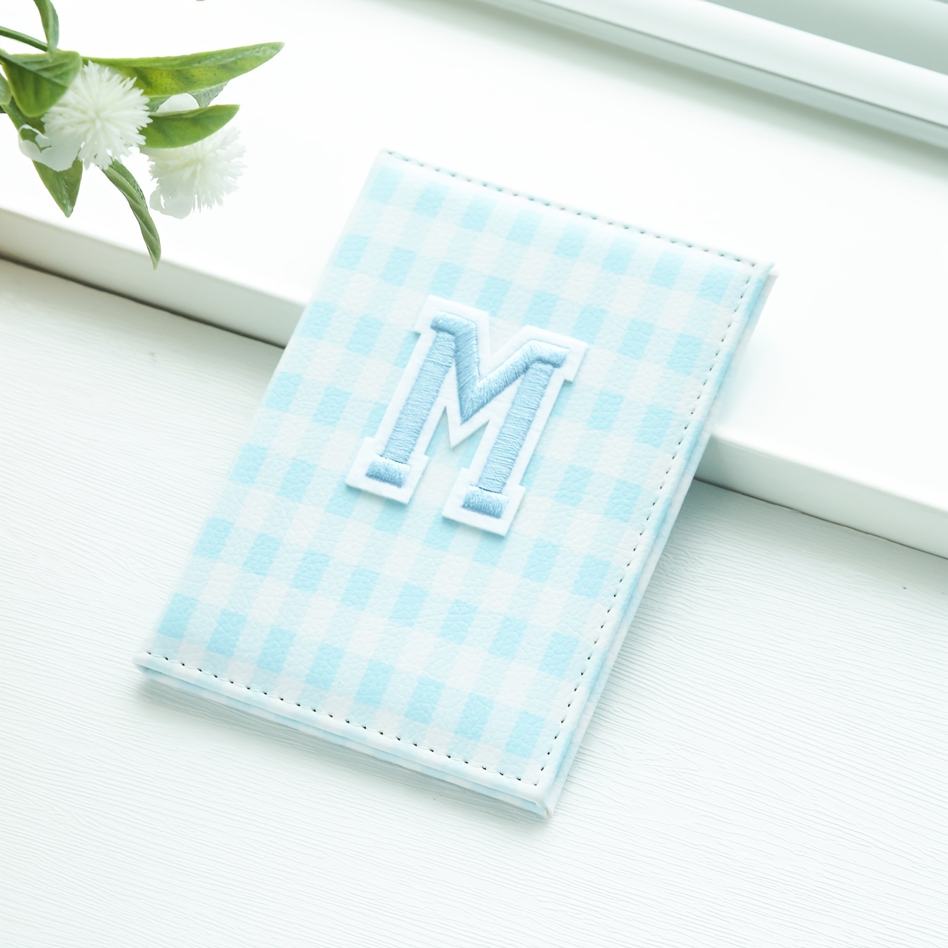 Personalized Monogram Passport Holder-Leather Travel Accessory (1 Custom Letter)