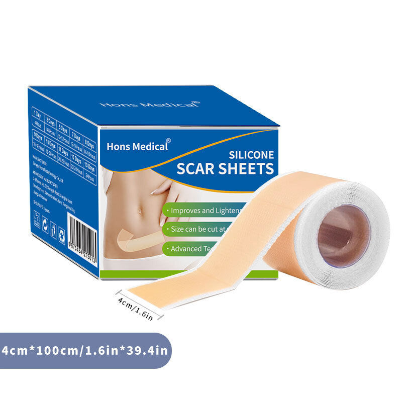 Medical Grade Silicone Scar Tape Upgrade Adhesives Silicone Scar Sheets - Picture 13 of 14