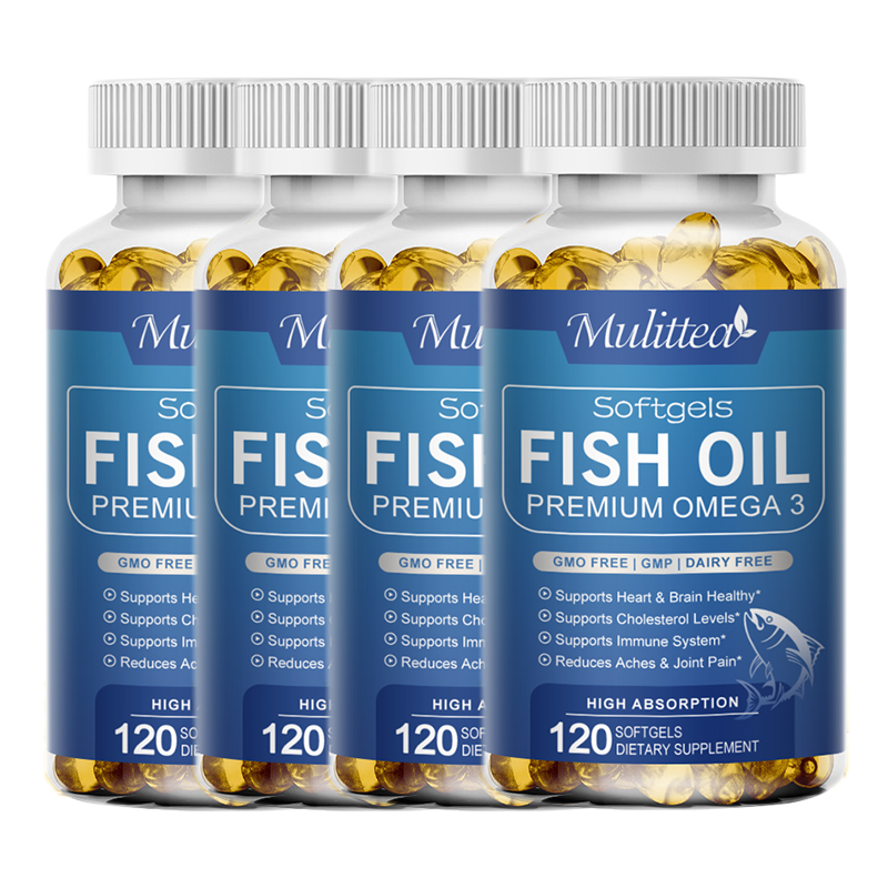 Omega 3 Fish Oil - 120 Capsules 3x Strength EPA & DHA Highest Potency - Picture 13 of 13